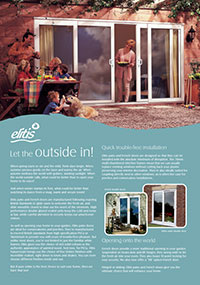 Elitis patio door brochure thumbnail