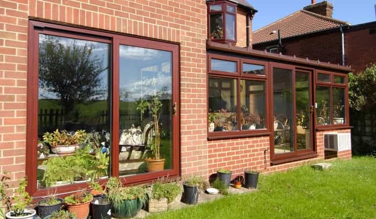 uPVC rosewood patio doors Dorchester