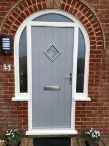 grey composite doors